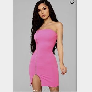Pink Tube Dress